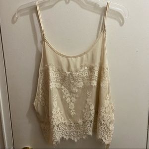 UK2LA Fashion Lace Tank Top